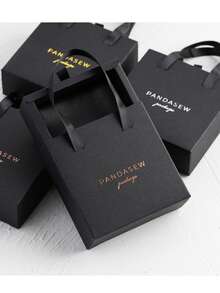 Paper Box Custom Jewelry Drawer Box Tote 10*10*3.5cm Personalized Logo Necklace Earrings Ring Jewelry Packaging Box Bulk