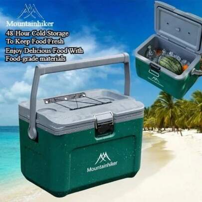 Mountainhiker/Mounthiker MOUNTAINHIKER 16L Outdoor Camping Koelkast Verskoeler Met Handincubator Draagbare Opbergdoos Vriezer BBQ Picknick Feestauto Vissen Voedsel Opbergdoos