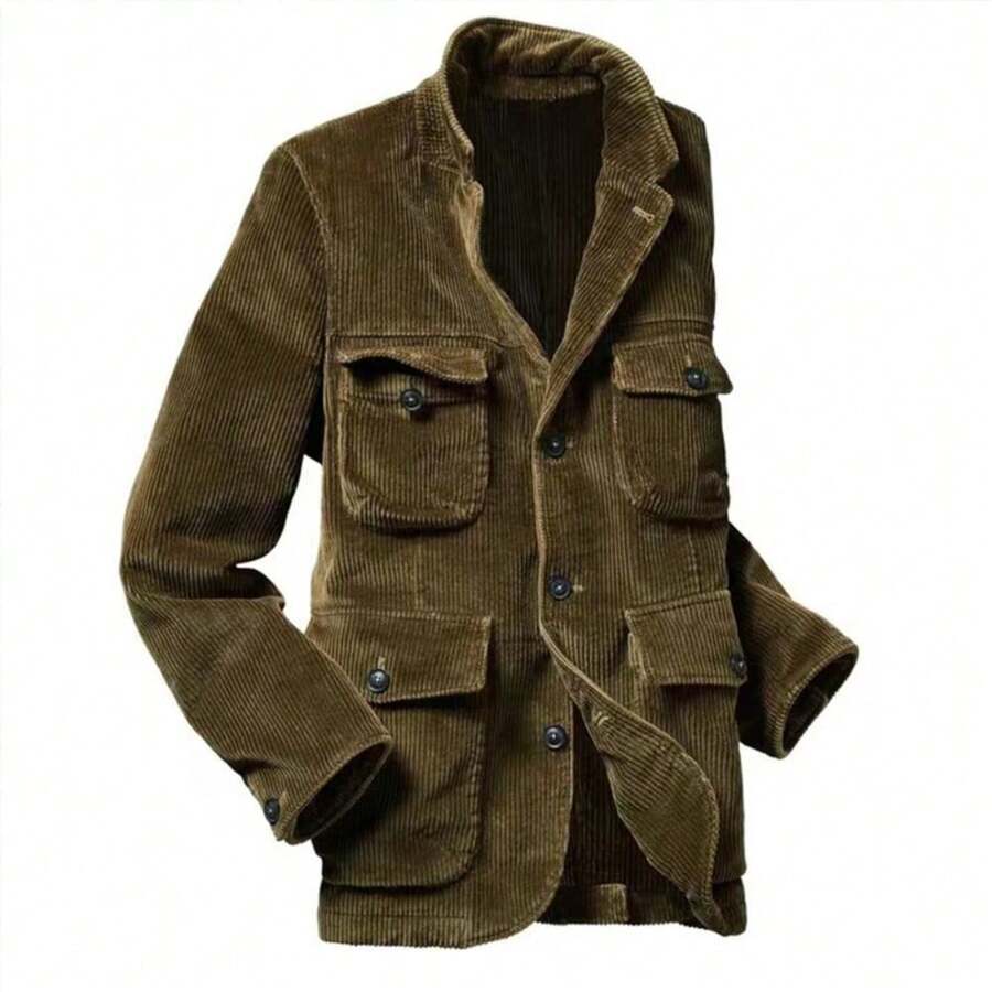 Coat For Men Jackets For Men Men Clothes Mens Winter Jacket 2025 Latest Design Casual Solid Color Coat Thick Warm Outwear Fashionable Stylish Men Jackets And Coats For Cold Weather Comfortable Winter Coat 2025 New Winter Men Jackets And Coats Fashion Casual Solid Color Jacket Mens Outerwear Warm Thick Winter Coat For Men Stylish Winter Jacket - xanh quân đội - Xem 1