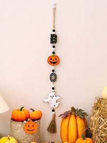 New Halloween Listing Home Party Ghost Festival Decoration Bead String Witch Pumpkin Bat Pendant Halloween Pendant Pendant Decoration Halloween Essential,Fall Decorations Home,Halloween Accessories,Fall Decor,Halloween Decor,Fall Home Decor