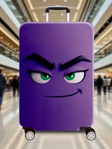 1 miếng 300g/mét vuông họa tiết biểu cảm vui nhộn, tấm bảo vệ hành lý dày dặn, phụ kiện hành lý dày dặn. Thích hợp cho công việc, chuyến công tác, kỳ nghỉ, du lịch, ký gửi hành lý và ngày tựu trường. Thêm sắc màu cho vali của bạn. Phù hợp cho vali từ 50-70cm. - Nhiều màu - Xem 13