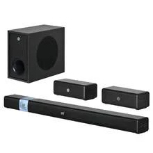 STF | 5.1 Home Audio Sound Bar With Wireless Subwoofer | Optical/USB/Auxiliary Input | Power: 100 W | 3 EQs | Remote Control - 查看 4