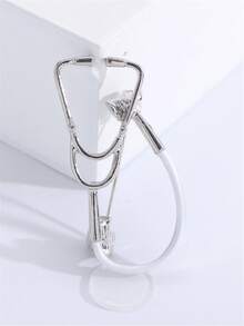 时尚听诊器胸针 女士男士医用设备胸针 西装别针配饰 医疗职业胸针 - Stethoscope Brooch - 查看 10