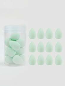 12个/套迷你化妆海绵，超柔软不吸水干湿两用化妆海绵 - 彩色 - 查看 18