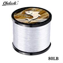 chelesh 546yds, 328yds Monofilament Nylon Fishing Line, Transparent Invisible Absorbent, Abrasion Resistant Nylon Line, Diameter 0.52mm-1.0mm, Strength 35LB-150LB, Suitable For Freshwater, Saltwater, Sea Fishing, Ideal For Long Distance Casting And Braiding Nets, Also Can Be Used For Invisible String, Beading, Strong Monofilament, Hanging Handmade DIY Decorations And Crafts.