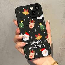 Geeignet für 7/8Plus Vollständig sturzsicheres Softshell Einfaches High-End Luftkissen Geeignet für iPhone14Promax Apple 13 Handyhülle Paar Xsmax Neu 12Pro Sturzsicher Xr Matt 11 Männer und Frauen 13 Rundum 16PRO Softshell 15 Schutzhülle - Schwarz - Übersicht 2