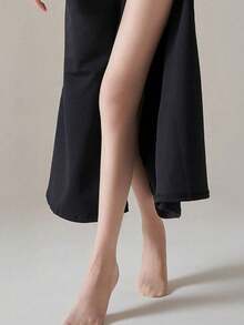 1 件女士时尚百搭性感丝质连裤袜 - 彩色 - 查看 4
