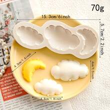 2pcs Silicone Number 0-9 3D Embossed Fondant Chocolate Mold, Birthday Cake Decorating DIY Baking Handmade Crafts For Home Decoration And Gift Decor