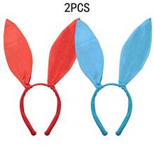 D EXCEED 1/2/3/5/6 chiếc Băng đô tai thỏ Phục sinh Phụ kiện hóa trang tiệc Halloween cho nữ - nhiều màu - Xem 25