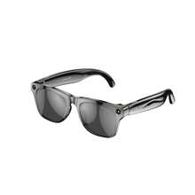 新款智能眼镜，100W摄像头，画面清晰无抖动，260mAh大容量电池，带闪光灯可当手电筒使用，拍照时长可达100分钟