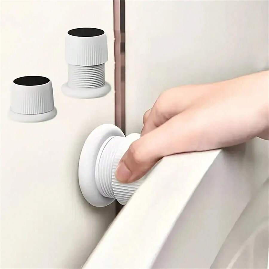 1 件可调节床头板稳定器，自粘式隔音墙保护器，防止吱吱声，适合 40-65 毫米