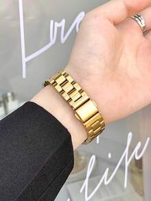 二合一套装：14mm窄款金色金属表带，兼容Ultra/Series 3/2/1/SE/S10/S9/S8/S7/S6/S5/S4/S3/S2/S1，适合38mm/40mm/41mm/44mm/45mm/46mm表壳，金色女士表带，兼容表壳。