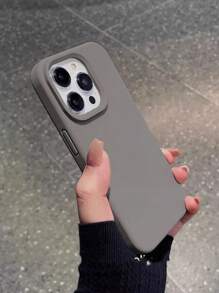 简约优雅的灰色手机壳，适用于 17 Pro Max/17 Pro/17 Air/17/16 Pro Max/16 Pro/16/16 Plus/15/15 Pro Max/15 Pro/15 Plus/11/12/13/14 Pro Max/XS/XR/11 Pro/11 Pro Max/12 Pro/12 Pro Max/13 Pro/13 Pro Max/14 Pro/14 Pro Max/14 Plus，软壳，男女创意设计