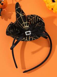 1pc J-Shaped Christmas & Halloween Headband, Holiday Party Hair Accessory ,Hair Hoop Hairband For Women - Multicolor - View 6