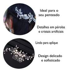 Tiara Arrangement Accessory Wreath Ornament Wedding Hair Party Graduation Bride Debutante - 銀色 - 查看 3