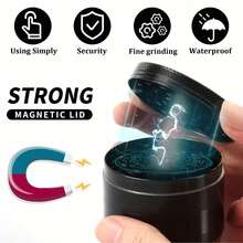 1 Set Smoking Accessories Kit, Includes 14*18 Rolling Tray, 50mm Metal Grinder, 1 Stash Jar, Rolling Machine, Smoking Supplies, Home Tools, Gift For Smokers, Suitable For Halloween, Christmas - Nhiều màu - Xem 5