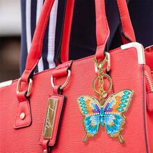 SNA 2025 Stil nou DIY Fluture Serie Model 5D Diamond Pictura Breloc Diamond Kit Pentru Decorarea Geantă Cadou De Ziua De Naștere DIY Meșteșuguri Diamond Pictura Artă