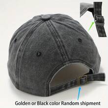 Alpha Phi Alpha Fraternity Washed Baseball Cap, Polyester, Adjustable Size, Lightweight, Printed Occasion Theme, Machine Washable, Multi-Color Options - 黑色 - 查看 5