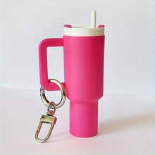 1pc/2pcs/3pcs/5pcs/8pcs Mini Insulated Cup Keychain Accessory, Cute Cup Key Pendant, Suitable For Women's Wallet, Handbag, Backpack, Mini Water Bottle, Street Style, Multi-Color, Keychain Pendant, Wallet Pendant, Cup, Bag Accessory - Multicolor - View 6