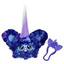 Hasbro Furby Furblets Star - 迷你伙伴，超过 45 种音效，星空音乐，只会说 Furbish 语，电子毛绒玩具，互动宠物，深蓝色，返校礼物，适合 6 岁及以上儿童 - STAR-LEE - 查看 7