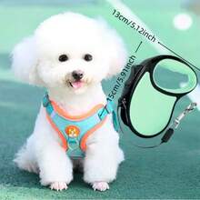 New 16-Foot Retractable Dog Leash - Dog-Style Pet Leash, One-Touch Brake And Lock, Durable Nylon, Perfect For Nighttime Walks And Runs, Hands-Free | Functional Design | Comfortable Grip