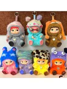 1 件 WAKUKU 系列玩偶、玩具、背包挂件、汽车玩偶、桌面装饰玩偶、房间装饰玩偶、橡胶毛绒挂饰。女孩和孩子都会喜欢的礼物。 - 彩色 - 查看 10