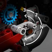 LEGO Technic Ducati Panigale V4 S 摩托车玩具 - 成人拼搭套装，男女适用，18 岁以上 - 生日礼物 - 42202