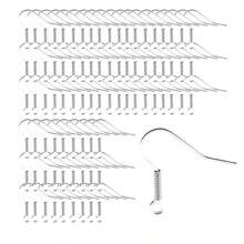 50 件/包 925 纯银 DIY 耳环钩和球形珠宝配件，非常适合万圣节、圣诞节、生日礼物