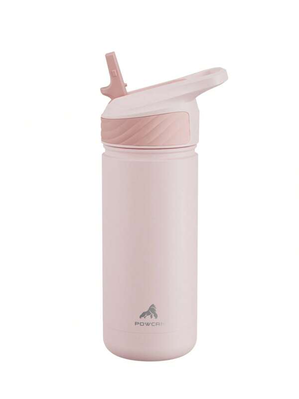 18 Oz Insulated Tumbler With Straw – Stainless Steel Water Bottle, Leak-Proof Double Wall Coffee Cup, Keeps Cold For 24H, Fits Car Cup Holder, Reusable Travel Mug For Sports, Gym, School, And Travel