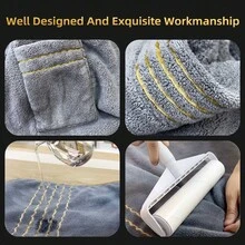 Men's Bath Skirt, Luxurious Coral Velvet Bathrobe-Super Long, Thick And Absorbent, Soft And Lint-Free, Very Suitable For Sauna, Swimming, Soft Texture For Fall/Winter, Home Relaxation, Bathrobe, Autumn Winter Wear,Gym And Family Use, Ideal Christmas Gift.