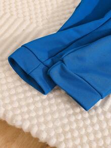 3pcs/Set Young Boy Letter Print Casual Pants, Autumn/Winter Sports Trousers