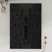 10 张/包镂空花邀请卡，适用于婚礼、订婚、生日派对和其他节日庆祝邀请、贺卡装饰