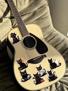 SCXXBSW 50pcs Halloween Black Cat Cartoon Graffiti Stickers Decorative Water Cups Notebook Luggage Waterproof Stickers - Multicolor - View 9