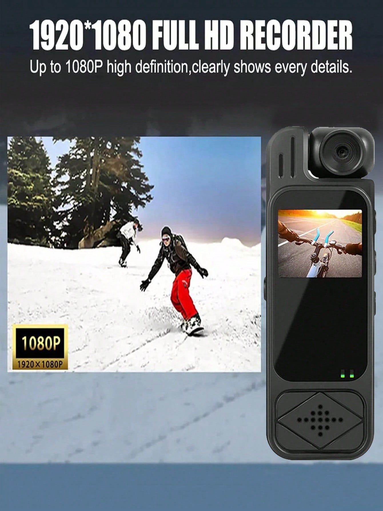 كاميرا محمولة 1080 قطعة، كاميرا جسم شرطة صغيرة، في...