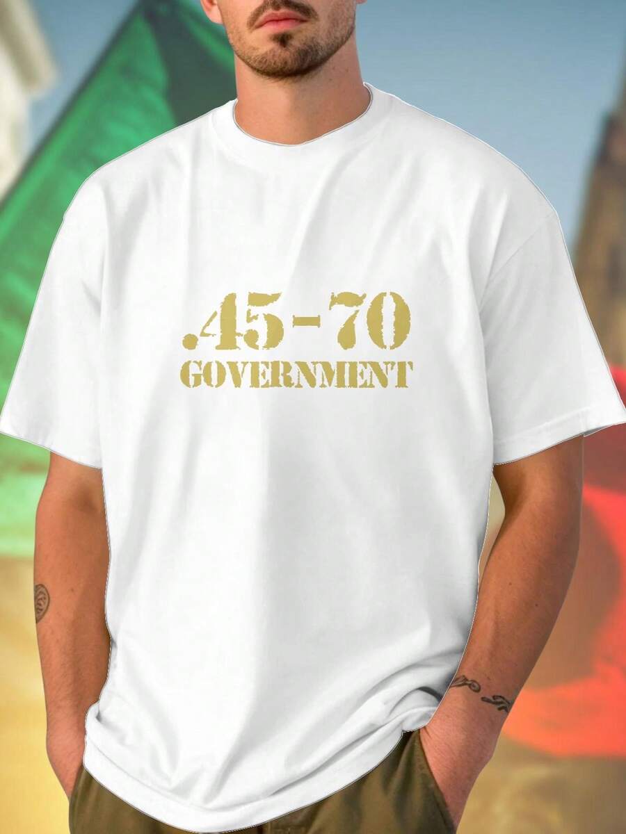 T shirt uomo 45 70 GOVERNMENT moda casual estiva cotone comfort traspirante design moderno  regalo fashion novità shopping online qualità offerta speciale  sconto