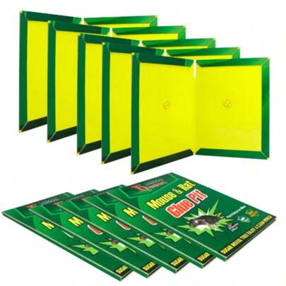 Trampa Pegajosa Grande Ratón Plegable Y Aroma Atrayente  Trampas Para Ratones