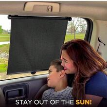 Easypie Selection 2pcs/1pc Retractable Car Sun Shade, Universal Polka Dot Design - 2 Packs: UV & Heat Blocking, Glare Reduction, Adjustable, A Must-Have For Holidays, Summer, Travel