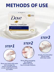 Dove 美容皂 1 塊 90g 經典原香 溫和保濕清潔皂 不乾燥 適用臉部與身體 日常護理 適合所有膚質 - 新90g原味 - 查看 4