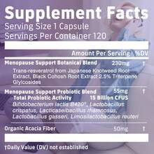 BUPORAI Menopause Probiotic Supplement - Helps Balance Hormones, Relieve Menopausal Discomfort, And Promote Digestive Health - 120pcs - 120 Capsules - 查看 3