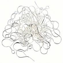 50 件/包 925 纯银 DIY 耳环钩和球形珠宝配件，非常适合万圣节、圣诞节、生日礼物