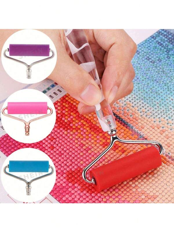 قطعة واحدة أداة ضغط الحفر الماسي لرسم الألماس DIY هواية فسيفساء غرزة متقاطعة إكسسوارات