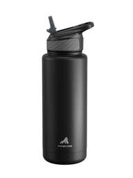 40 Oz Insulated Tumbler With Straw – Stainless Steel Water Bottle, Leak-Proof Double Wall Coffee Cup, Keeps Cold For 24H, Fits Car Cup Holder, Reusable Travel Mug For Sports, Gym, School, And Travel