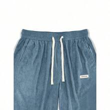 Men's Solid Color Casual Everyday Trousers Men's Streetwear Pants, Boy Friend Gifts, Back To School - 淺藍色 - 查看 5