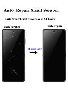 2片装TPU防窥屏保护膜，防刮花，防偷窥，兼容三星Galaxy Z Flip3 5G / Galaxy Z Flip4 5G / Galaxy Z Flip5 5G / Galaxy Z Flip6 5G / Galaxy Z Fold3 5G / Galaxy Z Fold4 5G / Galaxy Z Fold5 5G / Galaxy Z Fold6 5G / Galaxy Z Fold7 5G折叠屏智能手机，手机配件屏幕保护必备品，适用于日常、办公、家庭使用。这款手机屏幕保护膜具有防水、防震、防摔、防刮花等特性，有效保护手机隐私。 - 黑色 - 查看 3