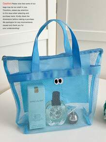 1 件 PVC 沙滩包 - 速干、无衬里涤纶旅行盥洗包、便携式旅行收纳包、游泳包、淋浴包 - 易于携带和存放 - 彩色 - 查看 16