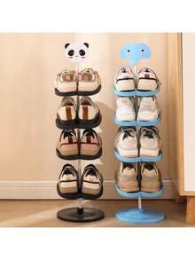 1 Peça Organizador de Armazenamento de Sapatos Estiloso Multicamadas - Economizador de Espaço Compacto, Gerenciamento de Sapatos Sem Esforço, Ideal para Entrada, Quarto, Corredor