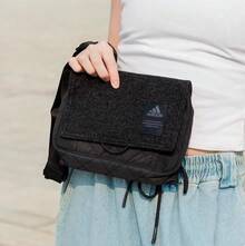 Adidas Unisex Casual Sports Minimalist Shoulder Bag, Handbag, Crossbody Bag - Black - View 1
