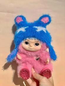 1 件 WAKUKU 系列玩偶、玩具、背包挂件、汽车玩偶、桌面装饰玩偶、房间装饰玩偶、橡胶毛绒挂饰。女孩和孩子都会喜欢的礼物。 - 彩色 - 查看 3