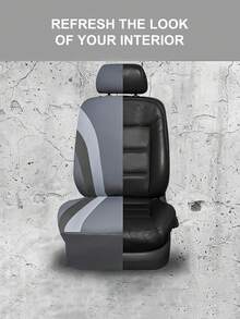 9PCS/4PCS Leather Bling Diamond Car Seat Covers Full Set - Waterproof Anti-Slip Rhinestone Automotive Covers, Universal Fit For Car/SUV/Sedan/Van, Airbag Compatible With Rear Zipper Design 9PCS Includes: 2 Front Seat Covers + 1 Backrest Cover + 1 Back Seat Cover + 5 Headrest Covers, 4PCS Includes: 2 Front Seat Covers + 2 Headrest Covers - 款式A - 查看 6