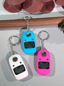 602 Handheld Tally Counter With LED Display, Portable Keychain Counter, Convenient For Prayer Counting, Inventory Counting, People Counting, Displays Up To 99,999